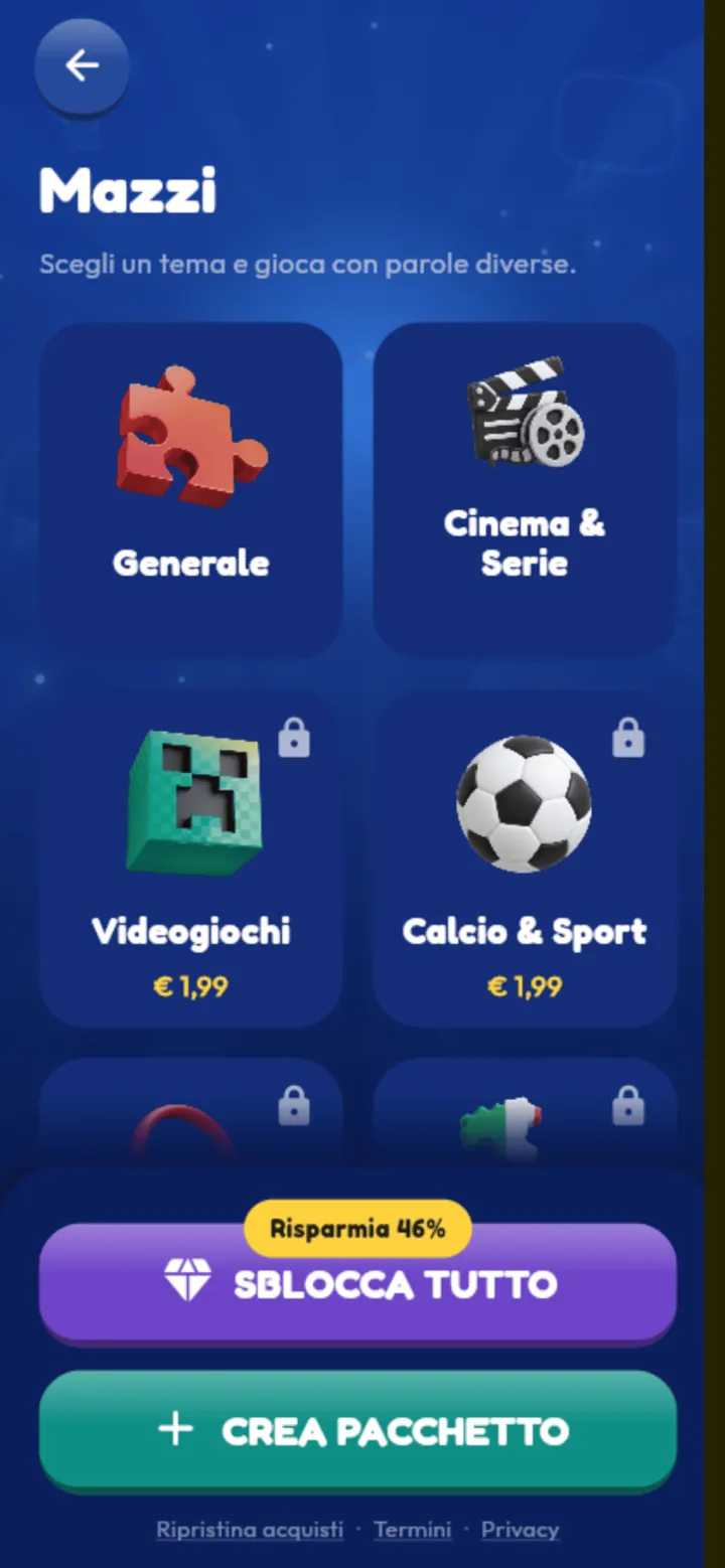 Screenshot dell'app L'Intesa 1