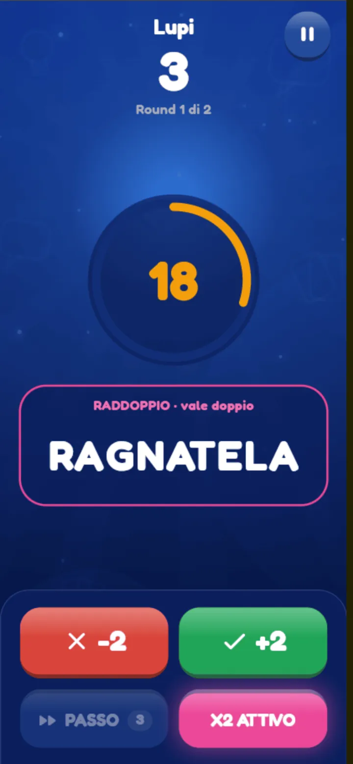 Screenshot dell'app L'Intesa 2